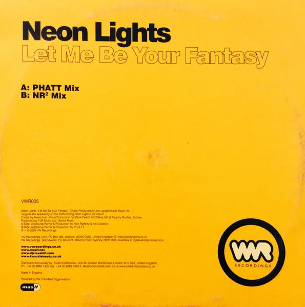 Album cover for Let Me Be Your Fantasy by Neon Lights