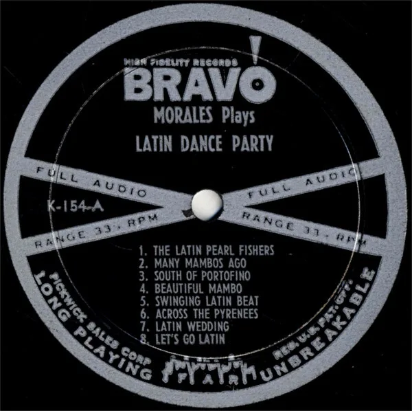 Album cover for Morales Plays Latin Dance Party by Noro Morales