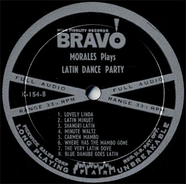 Album cover for Morales Plays Latin Dance Party by Noro Morales