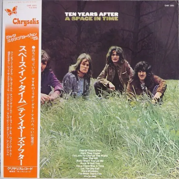 Ten Years After - A Space In Time, Blues, Rock, Blues Rock, Rock & Roll, 1972 - Chrysalis, Japan, Vinyl 1x LP, Album