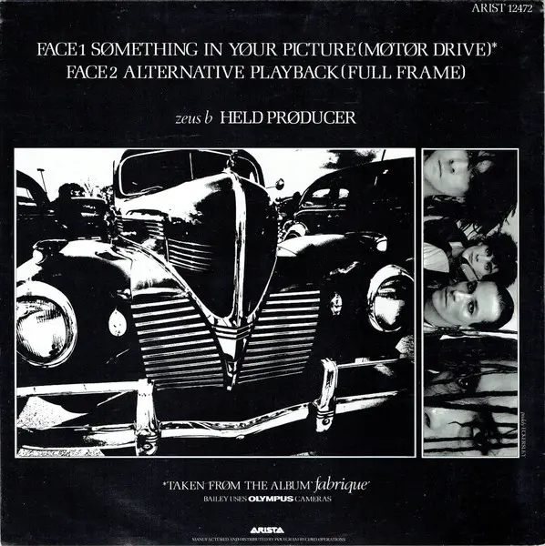 Fashion - Something In Your Picture, Electronic, Rock, Leftfield, New Wave, 1982 - Arista, UK, Vinyl 1x 12", 45 RPM