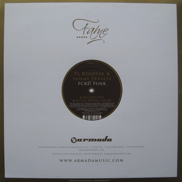 Album cover for PCRD Funk by DJ Rooster & Sammy Peralta