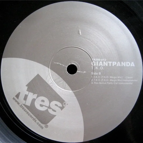 Album cover for T.K.O. by Giant Panda