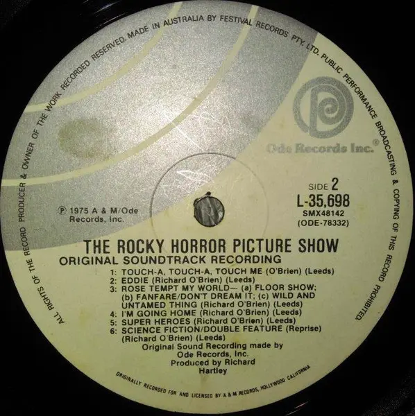 "The Rocky Horror Picture Show" Original Cast - The Rocky Horror Picture Show, Pop, Rock, Stage & Screen, Classic Rock, Glam,