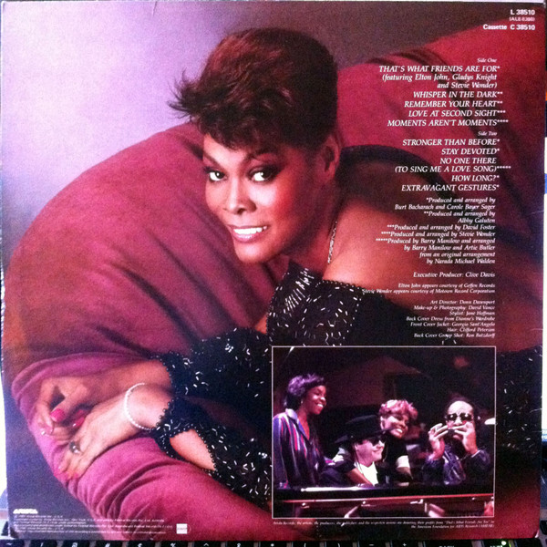 Album cover for Friends by Dionne Warwick
