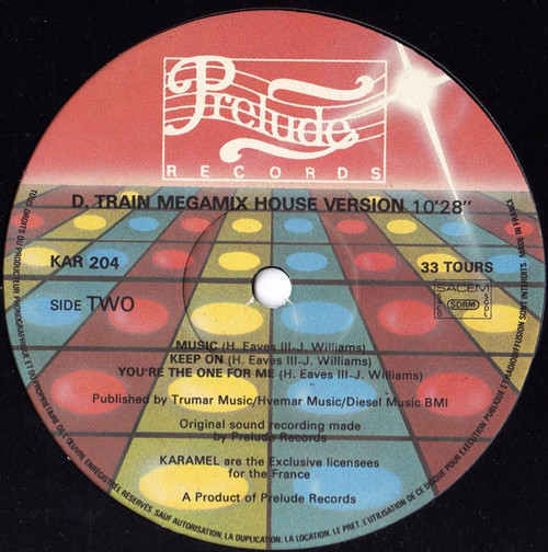 D-Train - History Of Prelude: DJ's Mastermixes Vol. 2: D-Train Megamix, Electronic, Funk / Soul, Disco, 1989 - Prelude Record