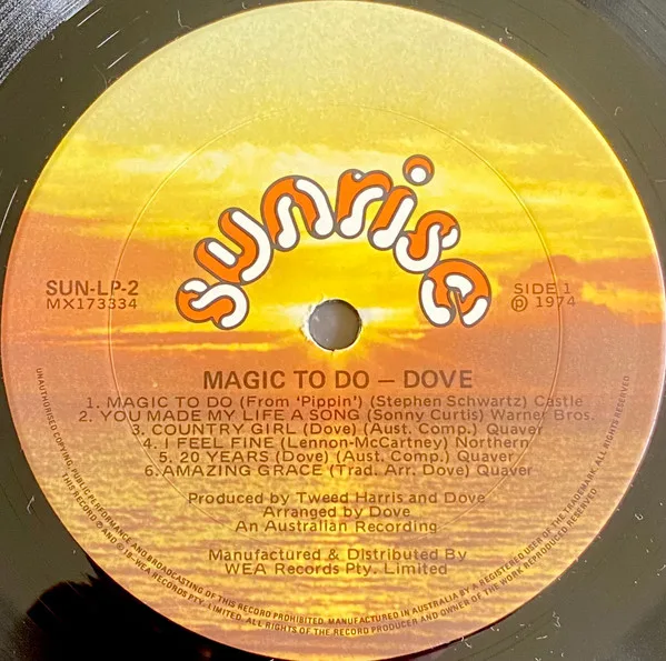 Album cover for Magic To Do by Dove (10)