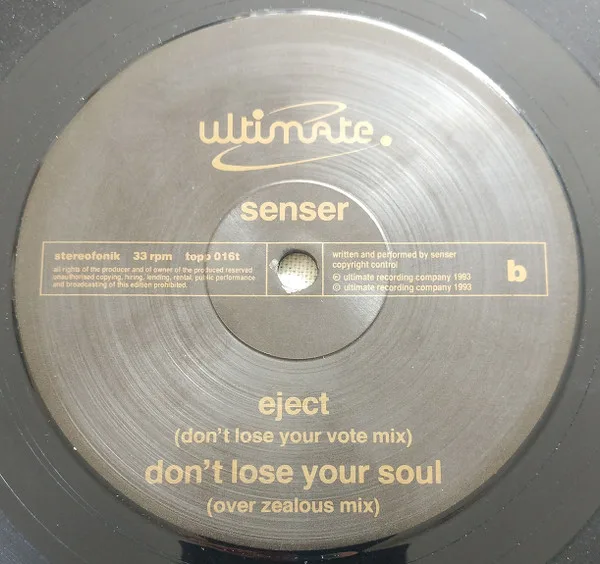 Album cover for Eject by Senser