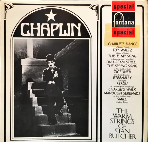 Album cover for Chaplin by Warm Strings Of Stan Butcher, The