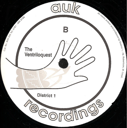 District 1 - Yell, Electronic, Techno, 1997 - Auk Recordings, UK, Vinyl 1x 12"