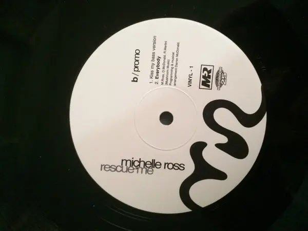 Michelle Ross - Rescue Me, Electronic, Pop, Dance-pop, 1998 - Mushroom, Australia, Vinyl 1x 12", 45 RPM, Promo