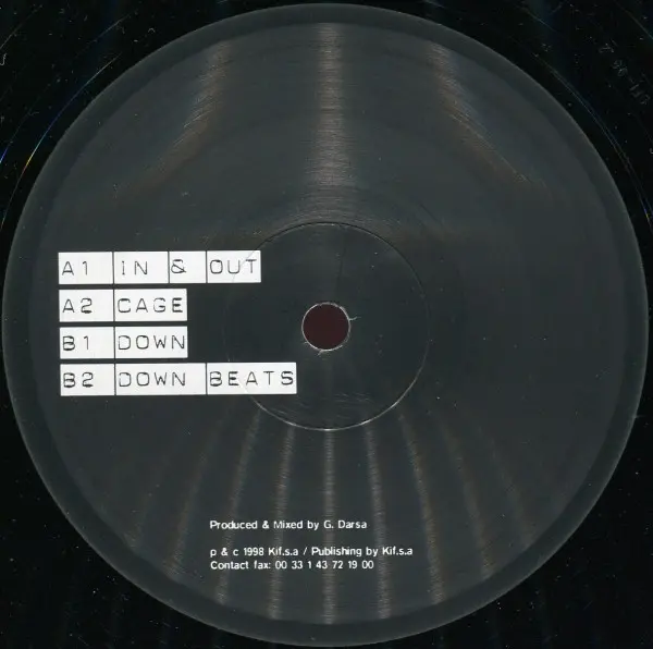 Headcore - Headcore EP, Electronic, House, Techno, 1998 - Versatile Records, France, Vinyl 1x 12", 33 ⅓ RPM, EP