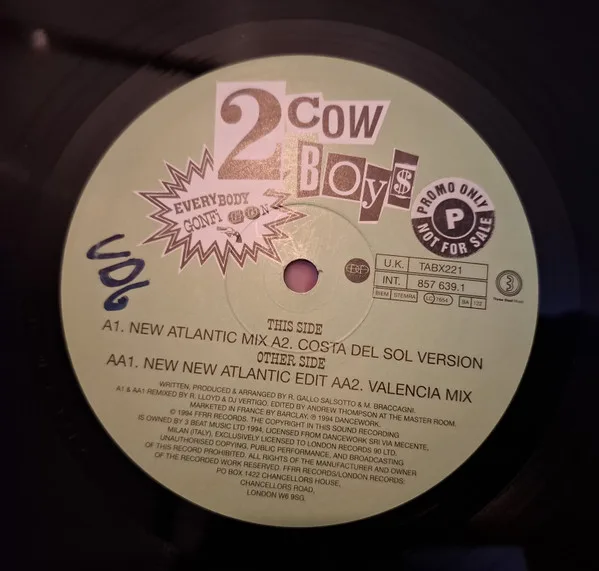 Album cover for Everybody Gonfi Gon by Two Cowboys