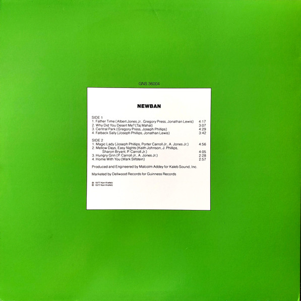 Newban - Newban, Funk / Soul, Funk, Jazz-Funk, Soul, 2006 - Guinness Records, US, Vinyl 1x LP, Album, Reissue