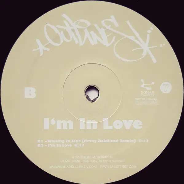 Outlines - Waiting In Line / I'm In Love, Electronic, Hip Hop, Jazz, Electro, Hip Hop, Jazz-Funk, 2007 - Sonar Kollektiv, Ger