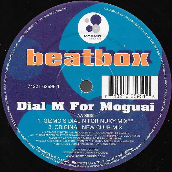 Album cover for Beatbox by Dial M For Moguai