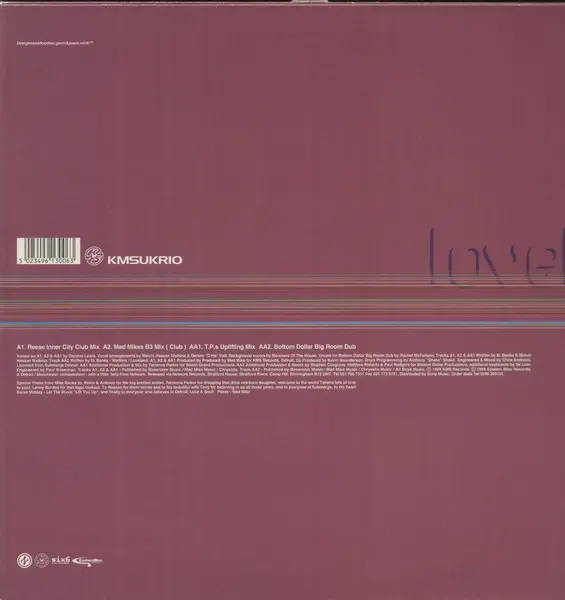 Album cover for Let The Music (Lift You Up) by Loveland Featuring Rachel McFarlane Vs. Darlene Lewis