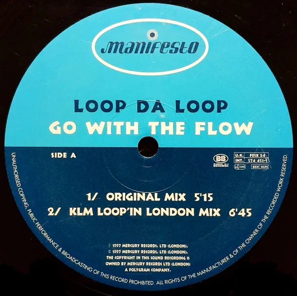 Album cover for Go With The Flow by Loop Da Loop