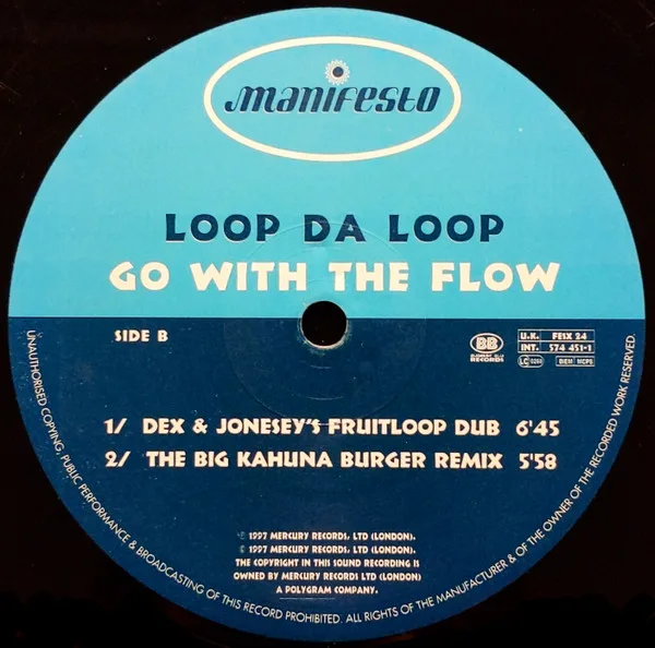 Album cover for Go With The Flow by Loop Da Loop