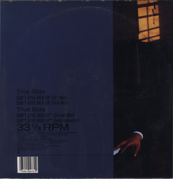 Skipworth & Turner - Can't Give Her Up - 1986 - Disco, Electro - Warner Bros. Records - Vinyl 1x 12", 33 ⅓ RPM Specialty Pres