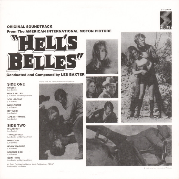Les Baxter - Hell's Belles, Funk / Soul, Rock, Stage & Screen, Funk, Psychedelic, Rhythm & Blues, Soul, Soundtrack, 1999 - Si
