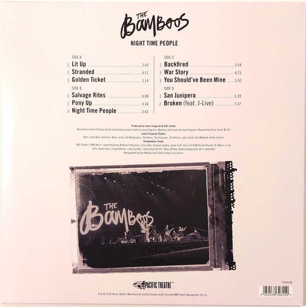 Bamboos, The - Night Time People , Funk / Soul, Hip Hop, Jazz, 2018 - Pacific Theatre, Australia, Vinyl 2x LP, Limited Editio