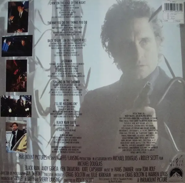 Various - Black Rain (Original Motion Picture Soundtrack), Classical, Electronic, Reggae, Rock, Stage & Screen, Classical, Ho