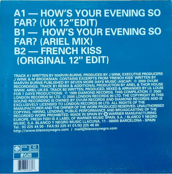 Josh Wink & Lil' Louis - How's Your Evening So Far?, Electronic, Tech House, Techno, 2000 - FFRR, Fresh Fish Records, Ovum Re