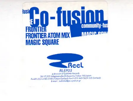 Co-Fusion - Frontier, Electronic, Electro, Techno, 1995 - Reel Musiq, Japan, Vinyl 1x 12", 33 ⅓ RPM, EP