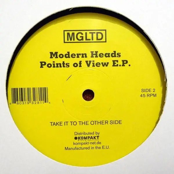 Modern Heads - Points Of View E.P., Electronic, Tech House, 2008 - Mental Groove Records, Switzerland, Vinyl 1x 12", 45 RPM, 