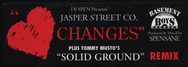DJ Spen Presents Jasper Street Co. - Love Changes, Electronic, House, 1998 - Basement Boys Records, US, Vinyl 1x 12", 33 ⅓ RP