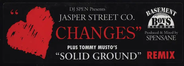 DJ Spen Presents Jasper Street Co. - Love Changes, Electronic, House, 1998 - Basement Boys Records, US, Vinyl 1x 12", 33 ⅓ RP