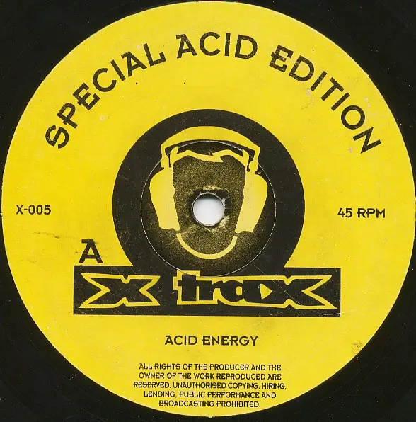 DJ Misjah & DJ Groovehead - Special Acid Edition, Electronic, Acid, Techno, 1995 - X-Trax, Netherlands, Vinyl 1x 12", 33 ⅓ RP