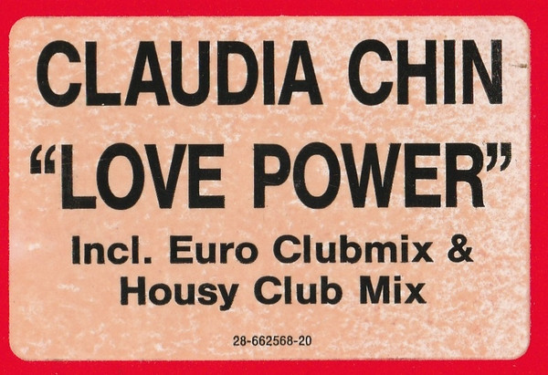 Claudia Chin - Love Power, Electronic, House, 1995 - Dance Pool, Europe, Vinyl 1x 12", 33 ⅓ RPM