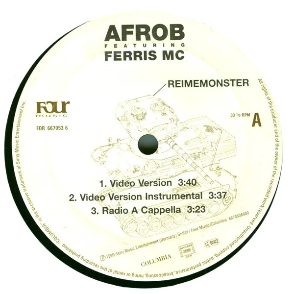 Album cover for Reimemonster by Afrob Featuring Ferris MC