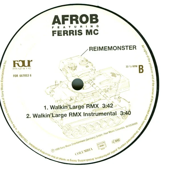 Album cover for Reimemonster by Afrob Featuring Ferris MC