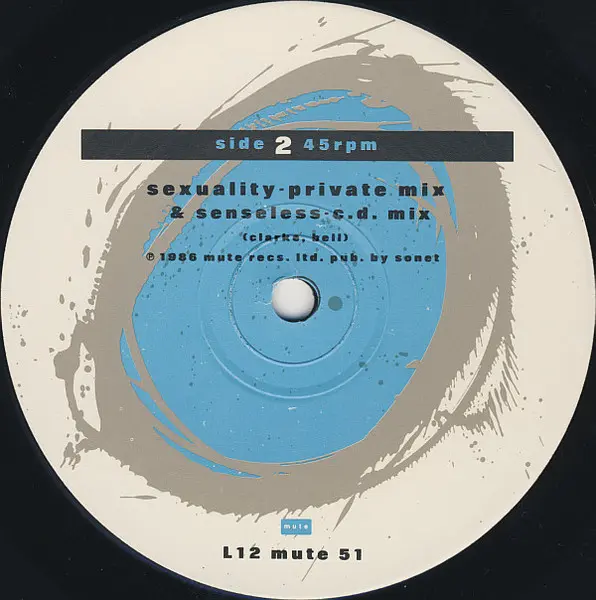 Erasure - Sometimes (Shiver Mix), Electronic, Synth-pop, 1986 - Mute, UK, Vinyl 1x 12", 45 RPM, Limited Edition