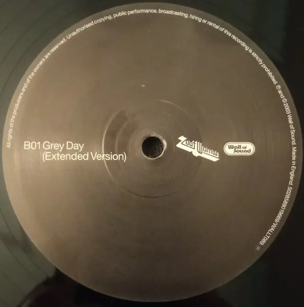 Zoot Woman - Grey Day, Electronic, Electro, Synth-pop, 2003 - Wall Of Sound, UK, Vinyl 1x 12"