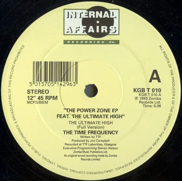 Album cover for The Power Zone EP by Time Frequency, The