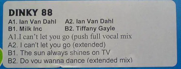 I Can't Let You Go / The Sun Always Shines On TV / Do You Wanna Dance