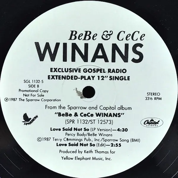 Exclusive Gospel Radio Extended-Play 12" Single