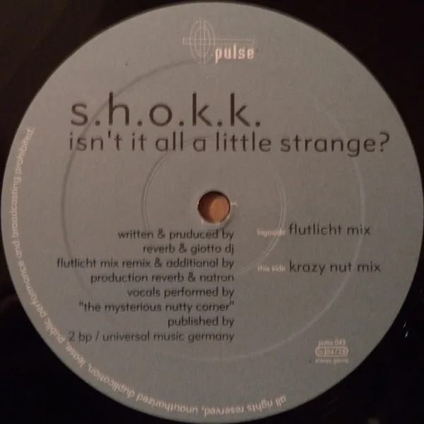 Album cover for Isn't It All A Little Strange? by S.H.O.K.K.