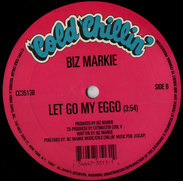 Biz Markie - Just Rhymin' With Biz / Let Go My Eggo, Hip Hop, 1995 - Cold Chillin', US, Vinyl 1x 12", 33 ⅓ RPM, Limited Editi