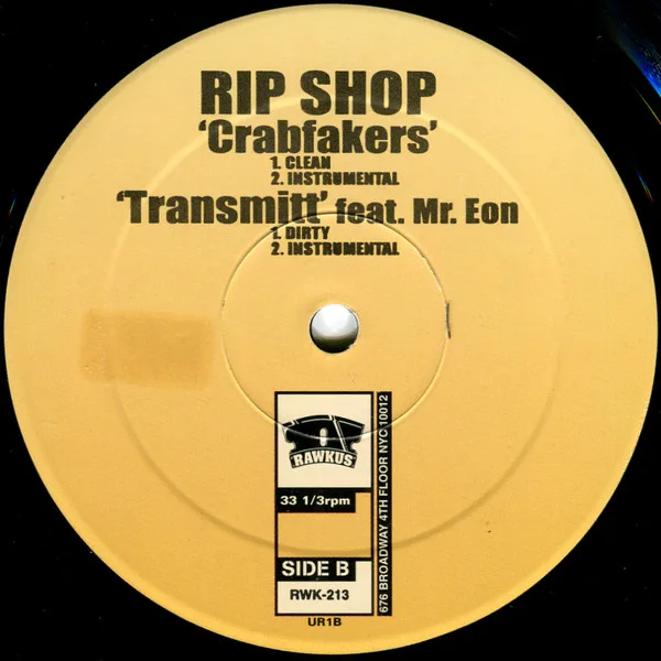 Album cover for Versus / Crabfakers / Transmitt by Ripshop