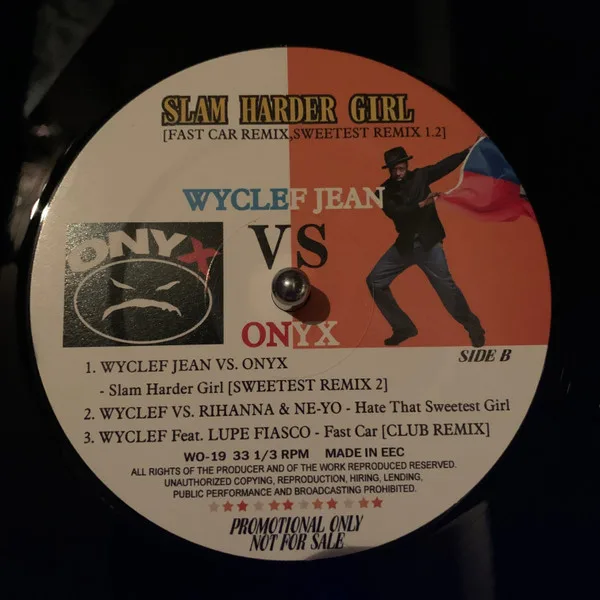 Album cover for Slam Harder Girl by Wyclef Jean vs Onyx