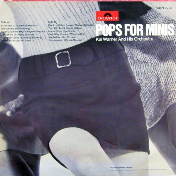 Album cover for Pops For Minis by Orchester Kai Warner