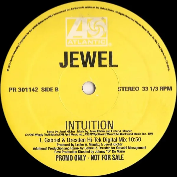 Album cover for Intuition by Jewel
