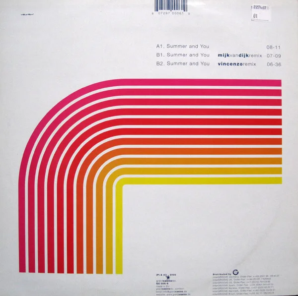 Album cover for Summer And You by K-Jim + Y-bot