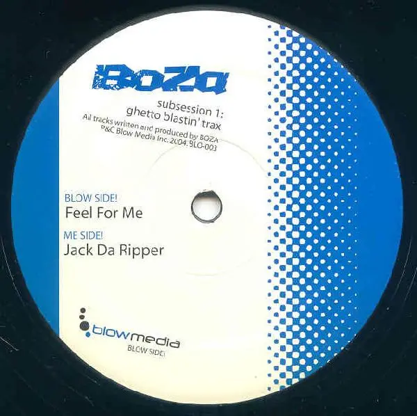 Boza - Subsession 1: Ghetto Blastin' Trax, Electronic, House, 2004 - Blow Media, Canada, Vinyl 1x 12"