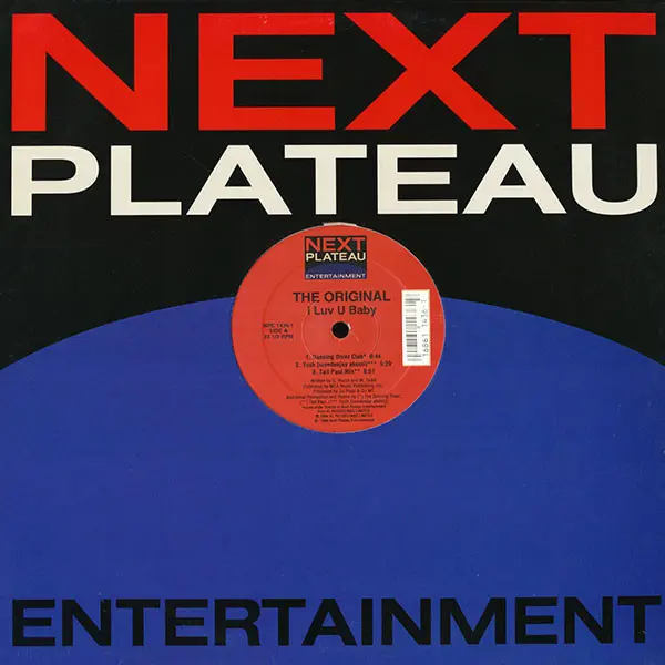 Original, The - I Luv U Baby, Electronic, House, 1996 - Next Plateau Entertainment, US, Vinyl 1x 12"